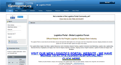 Desktop Screenshot of logisticsportal.org
