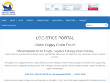 Tablet Screenshot of logisticsportal.net